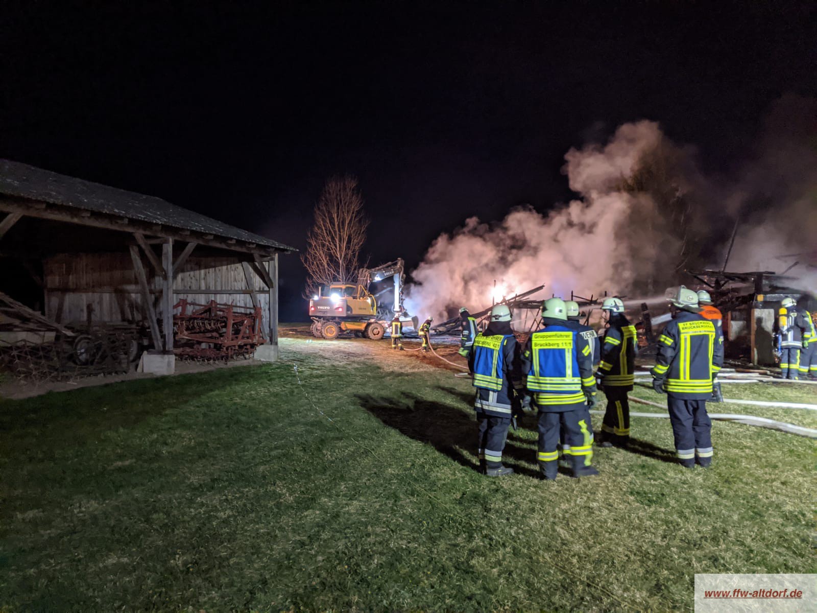 Brand Nebengebäude – Freiwillige Feuerwehr Altdorf