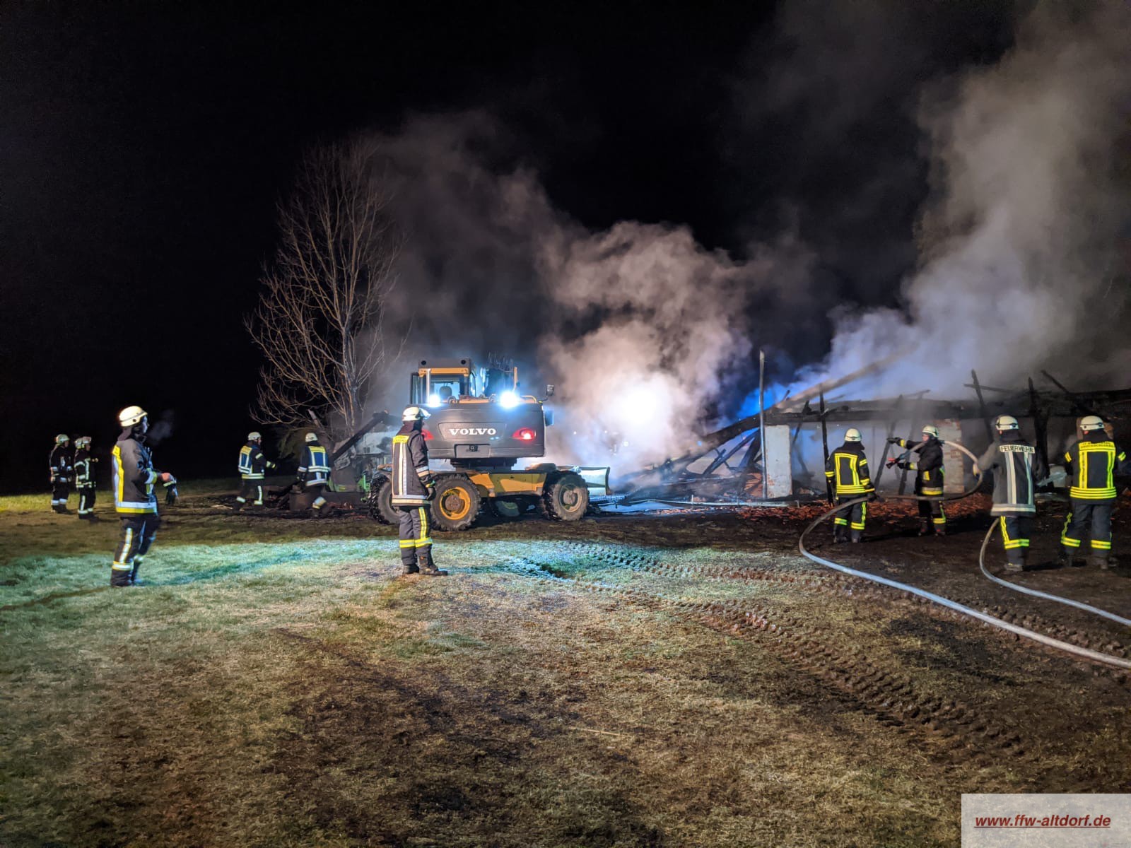 Brand Bruckberg – Freiwillige Feuerwehr Altdorf